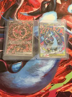 Pokemon TCG Mega Charizard X Ex 023 & Oricorio Ex 024 Phantasmal UPC Promo Set - Image 1