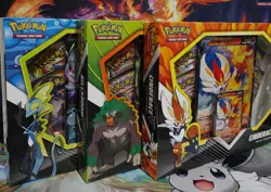 Pokemon TCG Galar Partners All 3 Boxes Rillaboom, Inteleon & Cinderace - Image 1