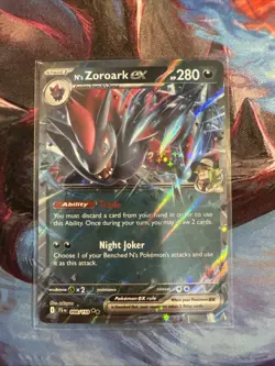 N's Zoroark ex Holo #098/159 SV09: Journey Together - Pokemon TCG - NM - Image 1