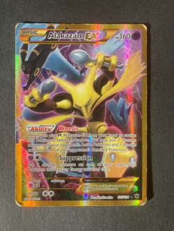 Pokemon TCG Alakazam EX 125/124 XY Fates Collide Secret Rare MP-HP - Image 1