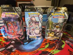 Pokemon Lot Of Three V Battle Decks. Sealed DEOXYS. MEWTWO. MELMETAL - Image 1