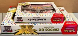 NEW Pokemon TCG Scarlet & Violet 151 Zapdos EX & Alakazam EX Collection Box Lot - Image 3