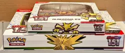 NEW Pokemon TCG Scarlet & Violet 151 Zapdos EX & Alakazam EX Collection Box Lot - Image 4