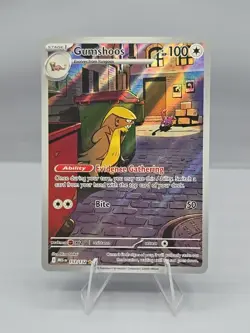 Gumshoos 153/132 Illustration Rare Pokemon Mega Evolution NM - Image 1