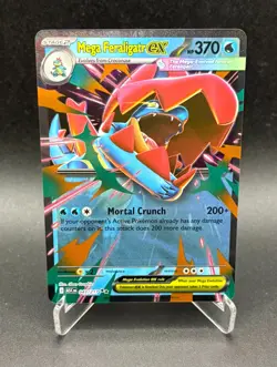 Pokemon Mega Feraligatr ex 043/217 - Double Rare Mega Evolution: Ascended Heroes - Image 1