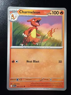 FREE SHIPPING Ascended Heroes Pokemon TCG CHARMELEON 21/217 Regular - Image 1
