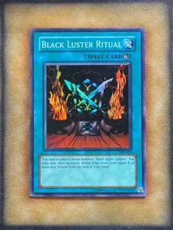 Yugioh Black Luster Ritual SYE-025 Super Rare NM - Image 1