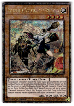 YUGIOH INCREDIBLE ECCLESIA, THE VIRTUOUS QUARTER CENTURY RARE NM RA04-EN039 - Image 1