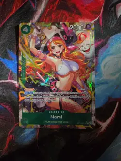 One Piece Nami OP14-031 Alt Art SR The Azure Sea’s Seven English - NM/MINT - Image 1