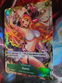 One Piece Nami OP14-031 Alt Art SR The Azure Sea’s Seven English - NM/MINT - Image 2