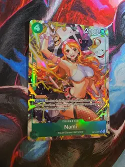 One Piece Nami OP14-031 Alt Art SR The Azure Sea’s Seven English - NM/MINT - Image 3