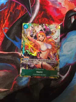 One Piece Nami OP14-031 Alt Art SR The Azure Sea’s Seven English - NM/MINT - Image 4