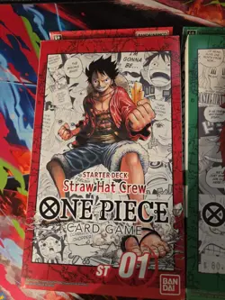 One Piece TCG Starter Deck Lot ST01 - ST02 - ST03 All Sealed English Ver. ENG - Image 2