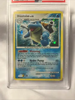 Pokemon TCG Blastoise Holo Card 2/132 Diamond and Pearl Secret Wonders Series - Image 2