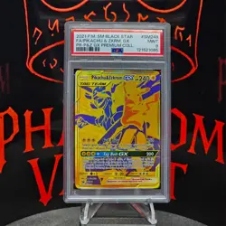 Pikachu & Zekrom GX Tag Team PSA 9 SM248 Promo Sun & Moon Pokemon TCG - Image 1
