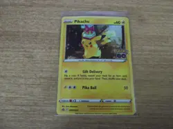 Pikachu SWSH234 Pokemon Go Card Cosmos Holo Promo 2022 *Brand New* - Image 1