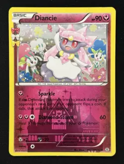 Diancie RC22/RC32 Radiant Collection Generations Holo Rare LP Pokemon TCG - Image 1