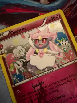 Diancie RC22/RC32 XY Generations Radiant Collection Holo Uncommon Pokemon Card - Image 3