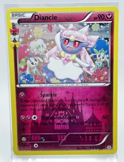 Diancie RC22/RC32 Radiant Collection Generations Pokemon Card 2016 LP/MP - Image 1