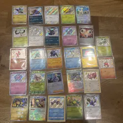 POKEMON LOT OF 27 Baby Shiny Radiant Pokeball Cards Nm R9 - Image 1
