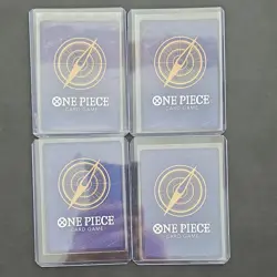 Bandai One Piece Card Game Bartholomew Kuma OP01-108 Holo x4 - Image 2