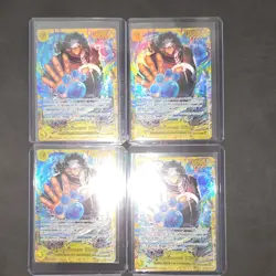 Bandai One Piece Card Game Bartholomew Kuma OP01-108 Holo x4 - Image 4