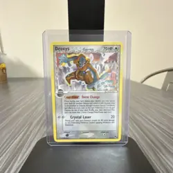 Pokemon Deoxys 2/17 POP Series 4 Holo Rare 70HP Crystal Laser English Card - Image 3