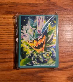UNOPENED OGERPON EX PREMIUM COLLECTION BOX Card Sleeves 65 Ct - Image 1