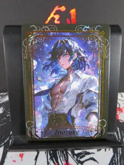 Inosuke Hashibira Rare Zodiac Card Demon Slayer Wedding 3 Collectible Holo Foil - Image 1