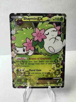 Pokemon TCG Shaymin EX Black Star Promo Card XY148 Holo - Image 3