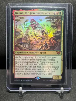 Kaima, the Fractured Calm - Foil - Magic MTG 2022 Neon Dynasty Commander - LP - Image 1