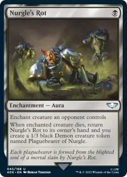 Nurgle's Rot U Universes Beyond: Warhammer 40,000 Normal NM - Image 1