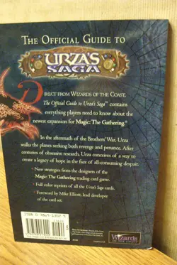 Magic the Gathering The Offical Guide to URZA's SAGA Paperback NEW WOC91302 - Image 2