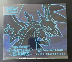 Pokemon Center Mega Evolution Phantasmal Flames Elite Trainer Box ETB - Image 1