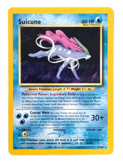 Suicune 27/64 Neo Revelation 2001 Non-Holo Rare Near Mint Pokemon TCG WOTC - Image 1