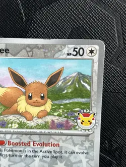 Pokemon TCG *SWIRL* Eevee 074/131 Pokemon Day 2025 Reverse Cosmos Holo -NM(-)/LP - Image 4