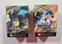 Pokemon TCG Sun & Moon Team Up & Cosmic Eclipse Build & Battle Box - EMPTY - Image 1