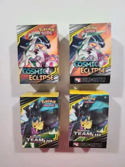 Pokemon TCG Sun & Moon Team Up & Cosmic Eclipse Build & Battle Box - EMPTY - Image 3
