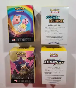 Pokemon TCG Sun & Moon Team Up & Cosmic Eclipse Build & Battle Box - EMPTY - Image 4