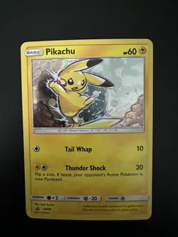 Pokemon Pikachu SM Black Star Promo SM98 Holo NM - Image 1