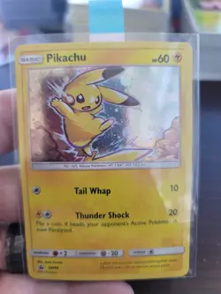 Pokemon Pikachu Black Star Promo SM98 Comos Holo - Image 3