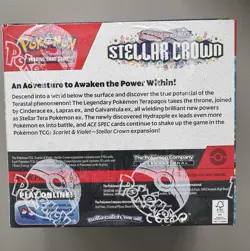 Pokemon TCG Scarlet & Violet Stellar Crown Booster Box Factory Sealed NEW - Image 2