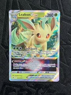 Pokemon TCG Leafeon VSTAR 014/159 Crown Zenith Holo (English) - NM - Image 3