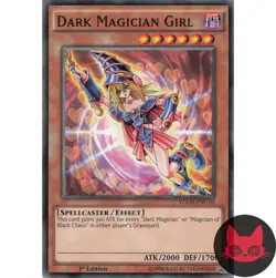 Yugioh Dark Magician Girl YGLD-ENC10 Common 1st Edition NM - Image 1