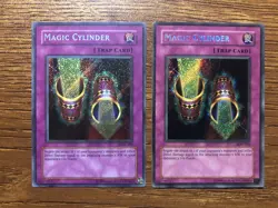 Yugioh - 2x Magic Cylinder LON-104 - Secret Rare - LP - Image 1