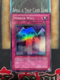 Yugioh Mirror Wall PSV-EN016 Super Rare MP - Image 1