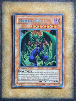 Yugioh Mazera DeVille AST-111 Secret Rare 1st Ed LP - Image 1