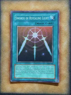 Yugioh Swords Of Revealing Light LOB-101 Super Rare Original Print NM - Image 1