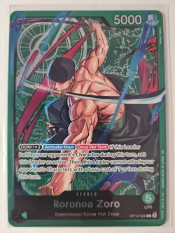 One Piece Roronoa Zoro · OP12-020 · Leader · Learn Together Deck Set 01 · EN NM - Image 3