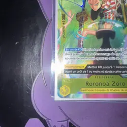 ONE PIECE TCG Les Sept de la Mer d'Azur / OP14 : Roronoa Zoro TR OP12-113 FR - Image 2